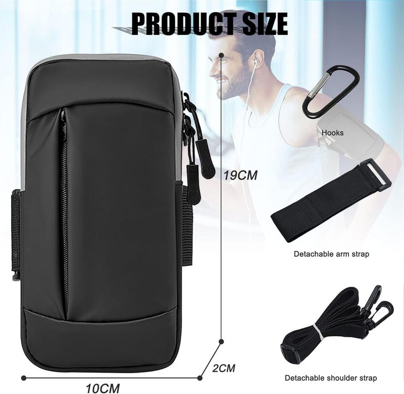 AiScrofa Phone Holder Arm Bands for Running Armband Small Crossbody Bags for Women Kids,iPhone 15 14 13 12 11 Pro Max Xs Xr X 6 7 8 Plus SE Mini Galaxy Ultra Edge S24 S23 Note - Image 5